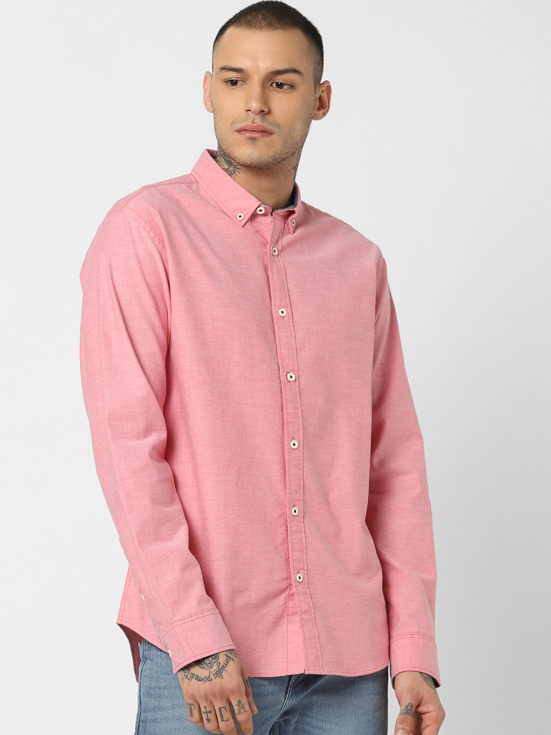 Pink Full Sleeves Shirt