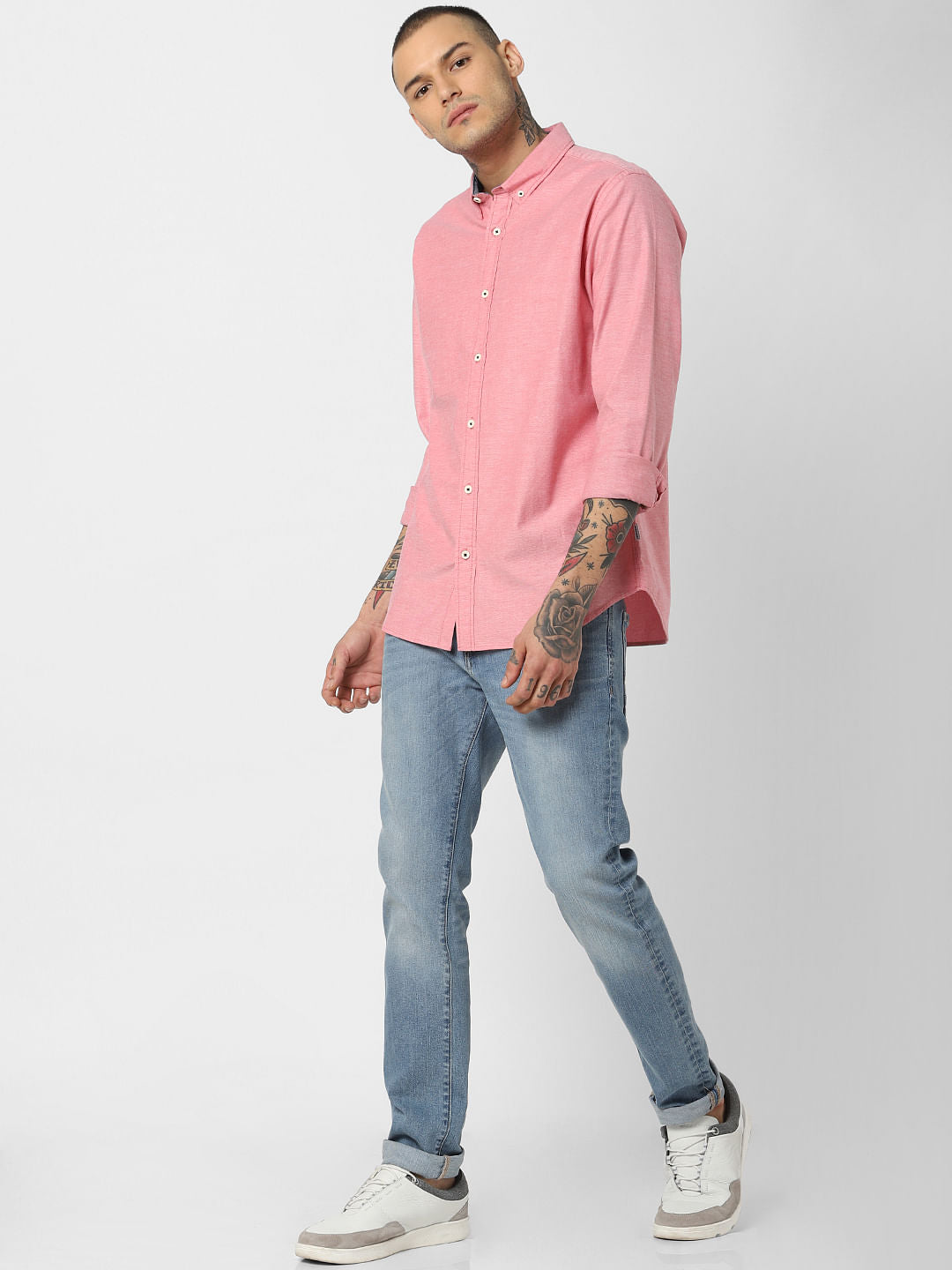 Pink Full Sleeves Shirt