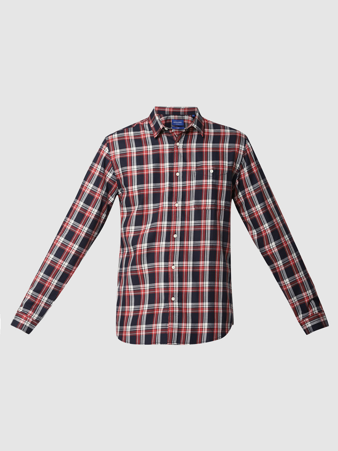 Red Check Full Sleeves Shirt