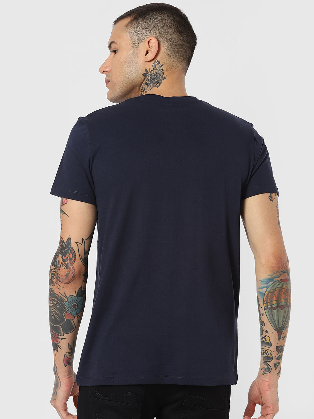Blue Ny City Graphic Crew Neck T-Shirt