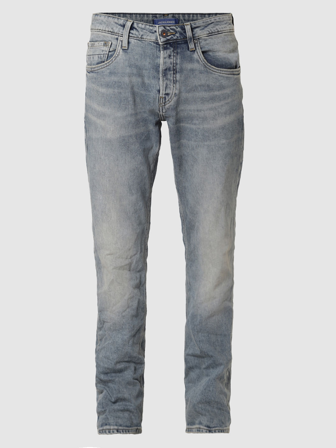 Light Blue Low Rise Clark Regular Fit Jeans