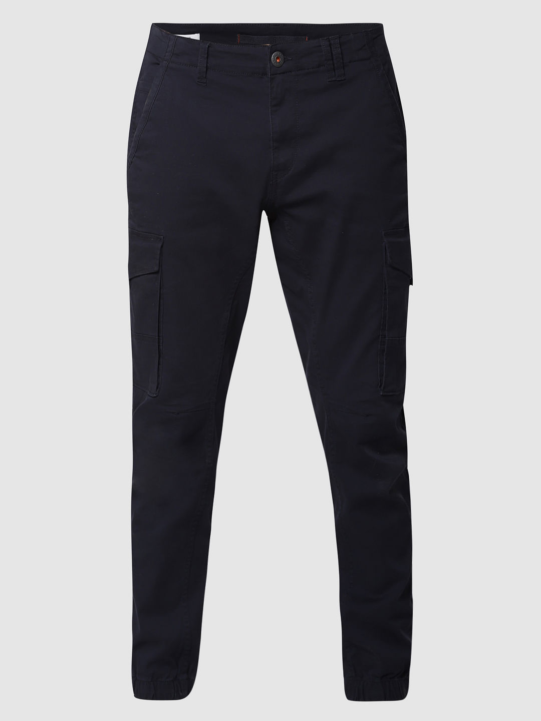 Navy Blue Anti Fit Cargo Pants