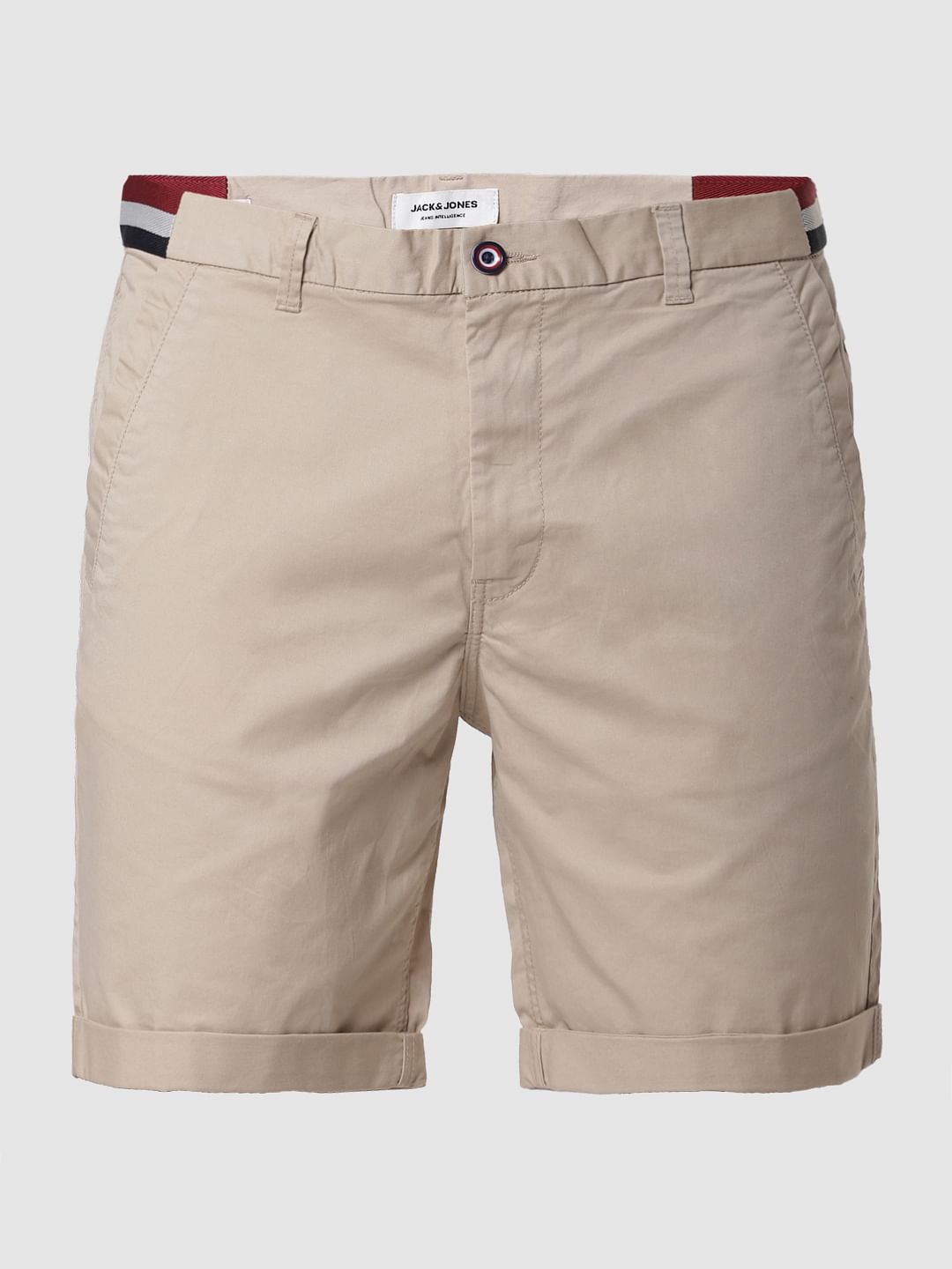 Beige Chino Shorts
