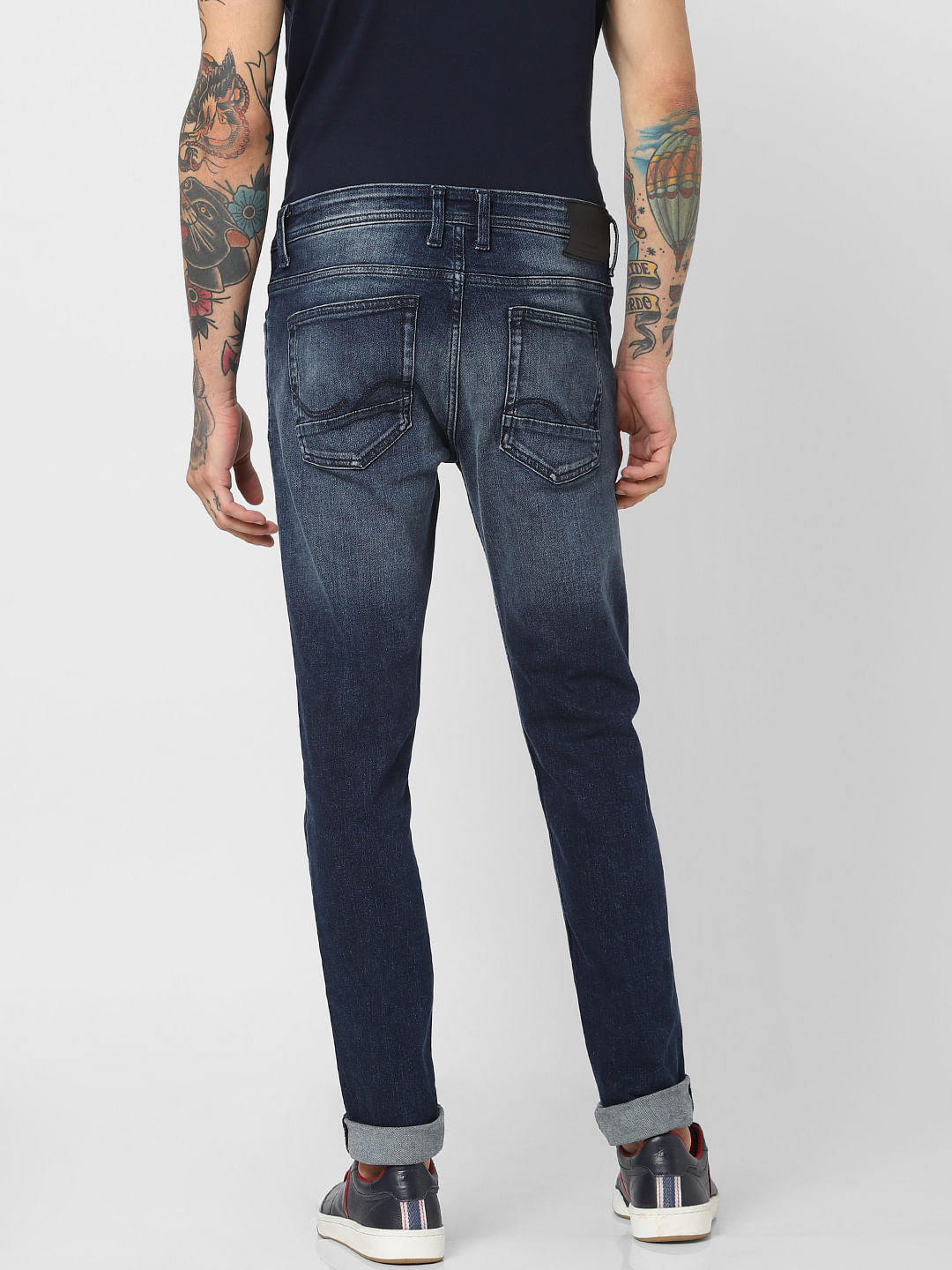 Blue Low Rise Liam Skinny Fit Jeans