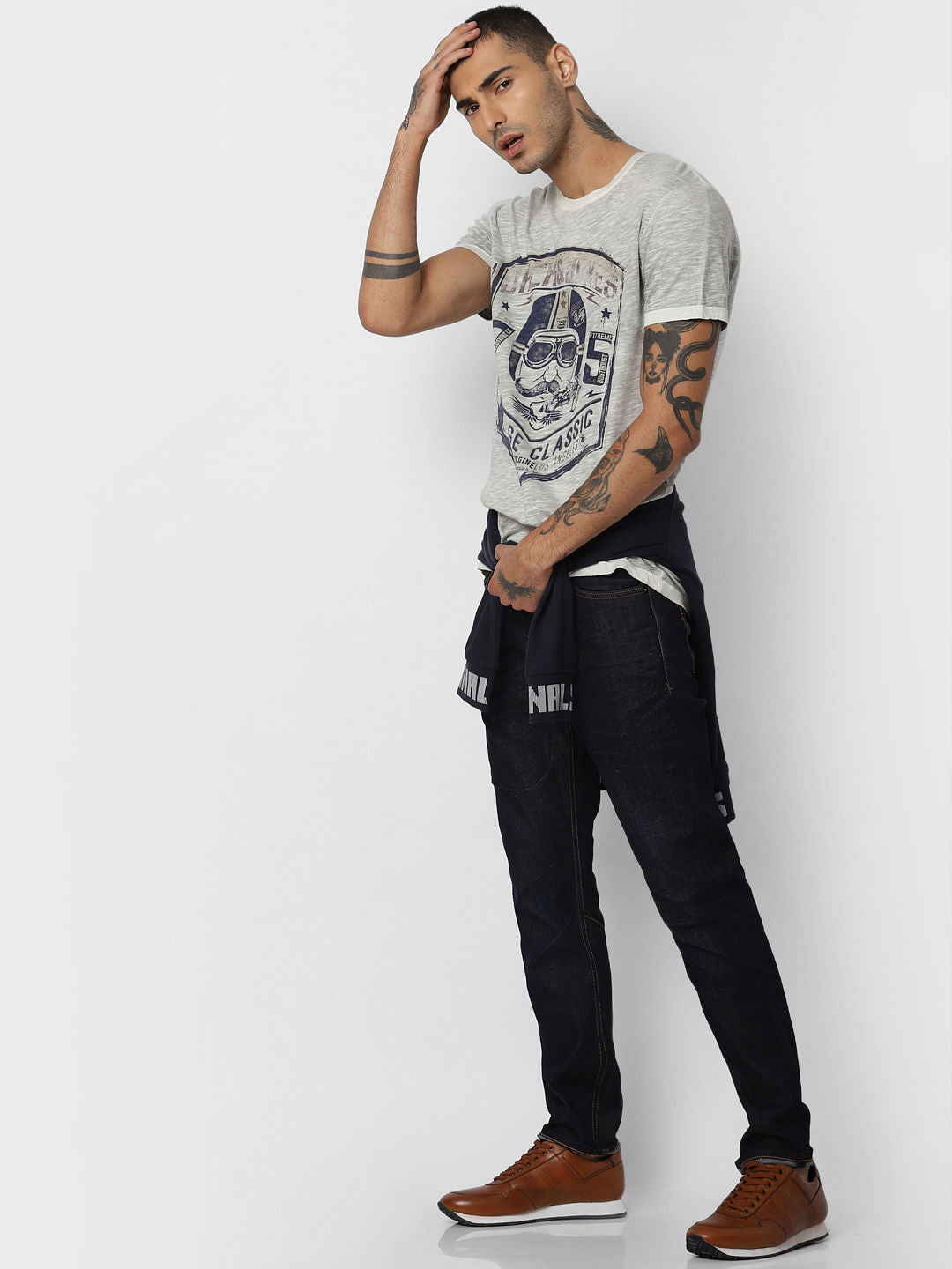 Dark Blue Aqua Safe Glenn Slim Fit Jeans - 28/30