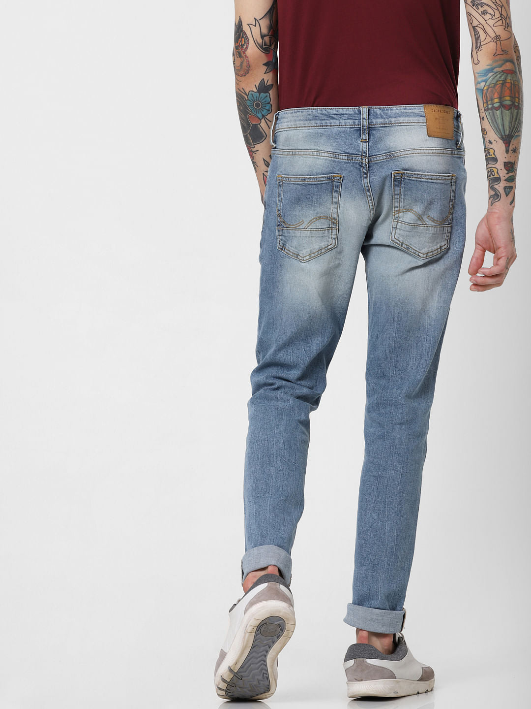 Light Blue Low Rise Glenn Slim Fit Jeans