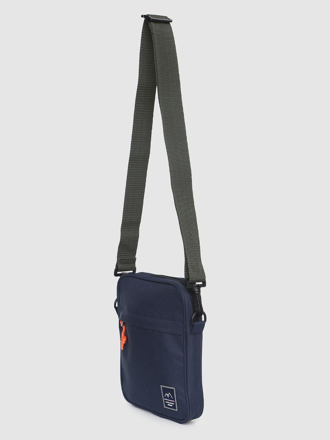 Navy Blue Adjustable Strap Sling Bag