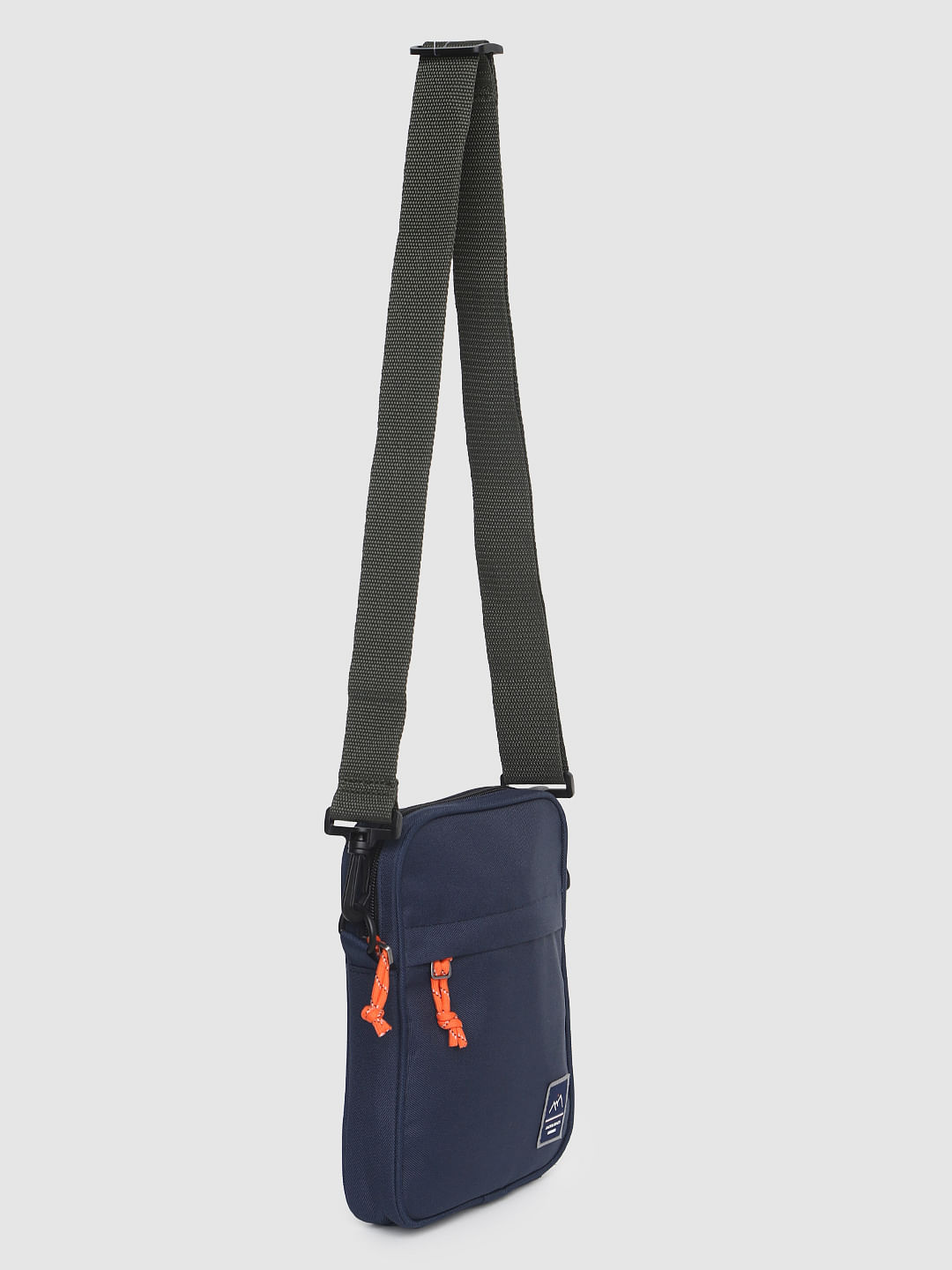 Navy Blue Adjustable Strap Sling Bag