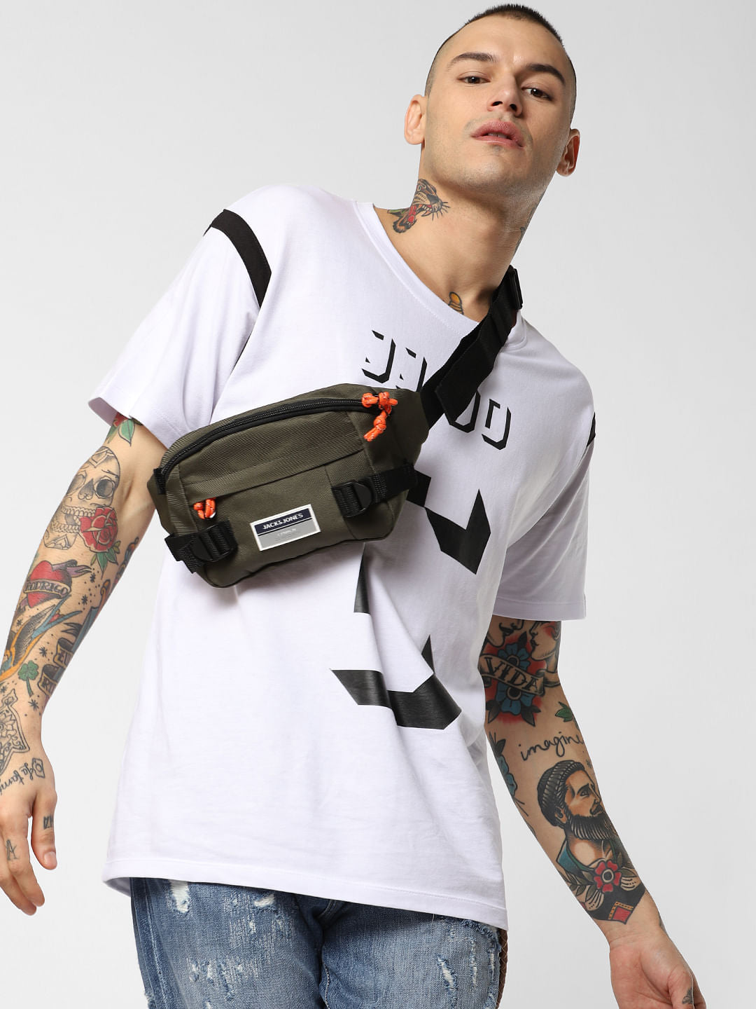 Green Crossbody Bum Bag - ONE