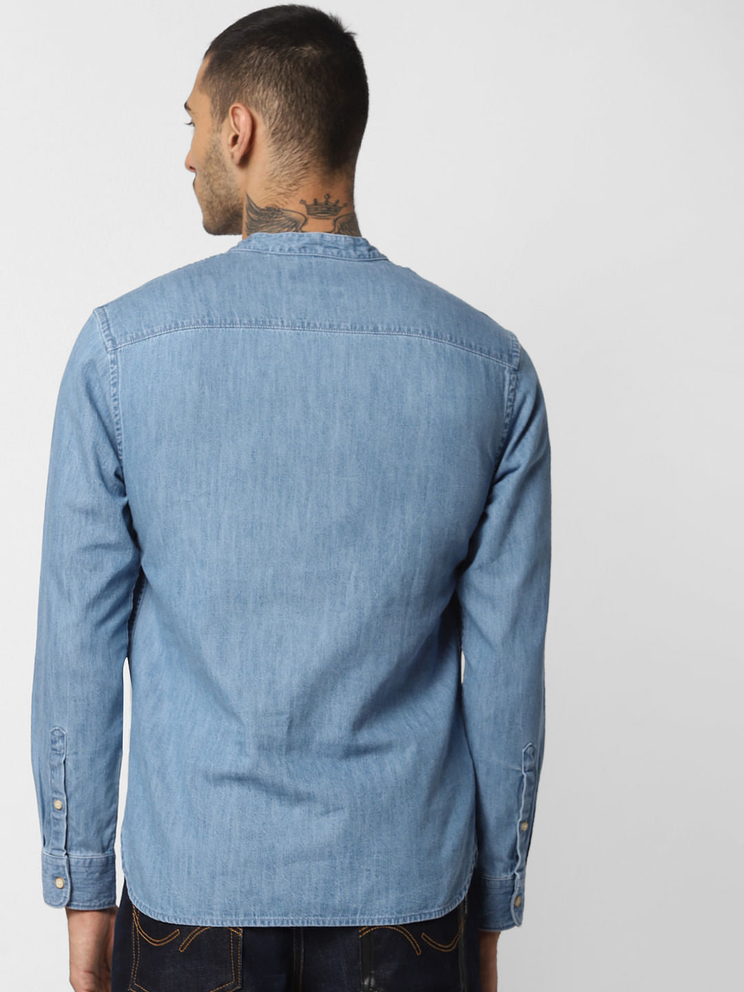Blue Full Sleeves Shirt
