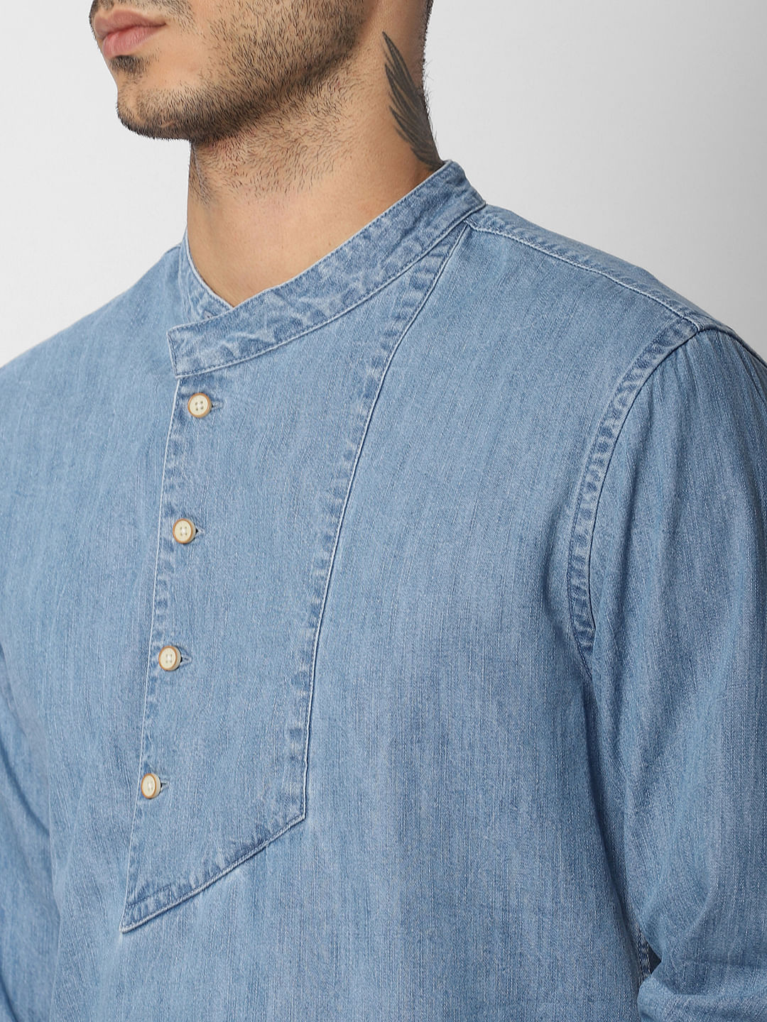 Blue Full Sleeves Shirt
