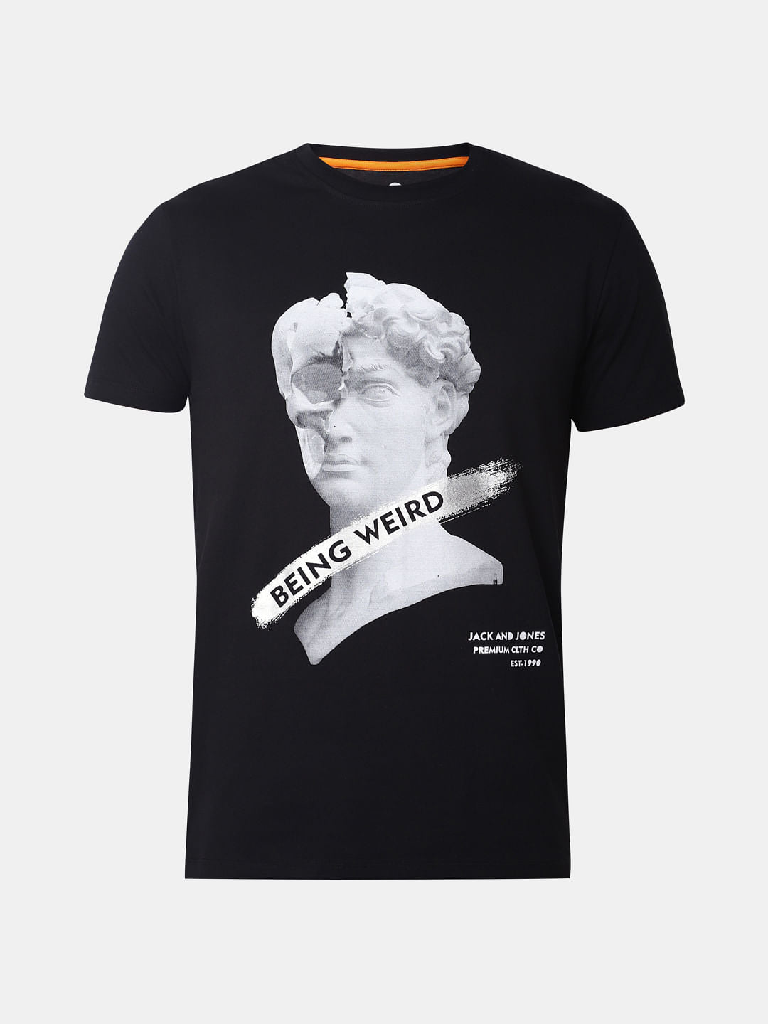 Black Being Weird Crew Neck T-Shirt