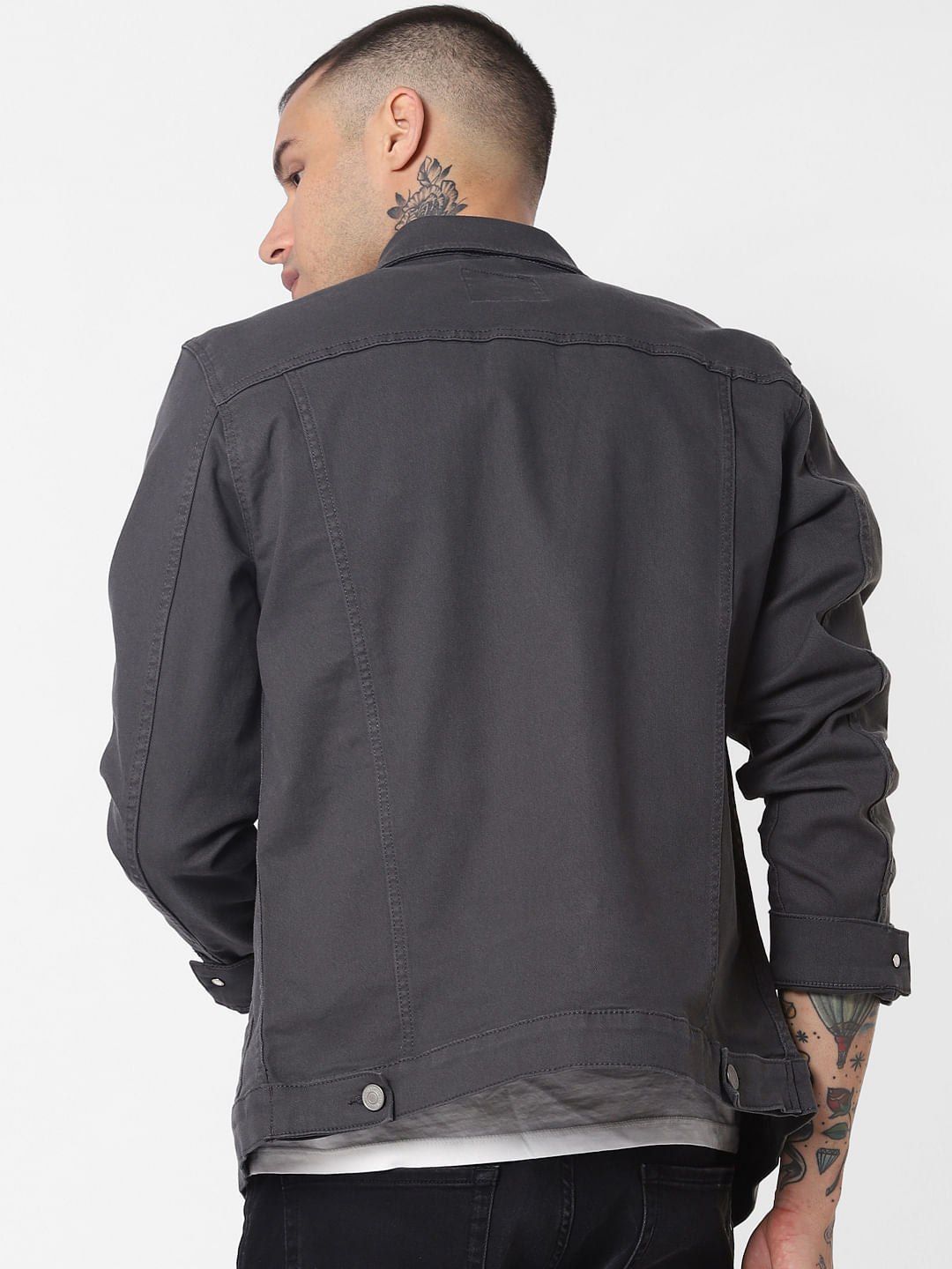 Dark Grey Denim Jacket