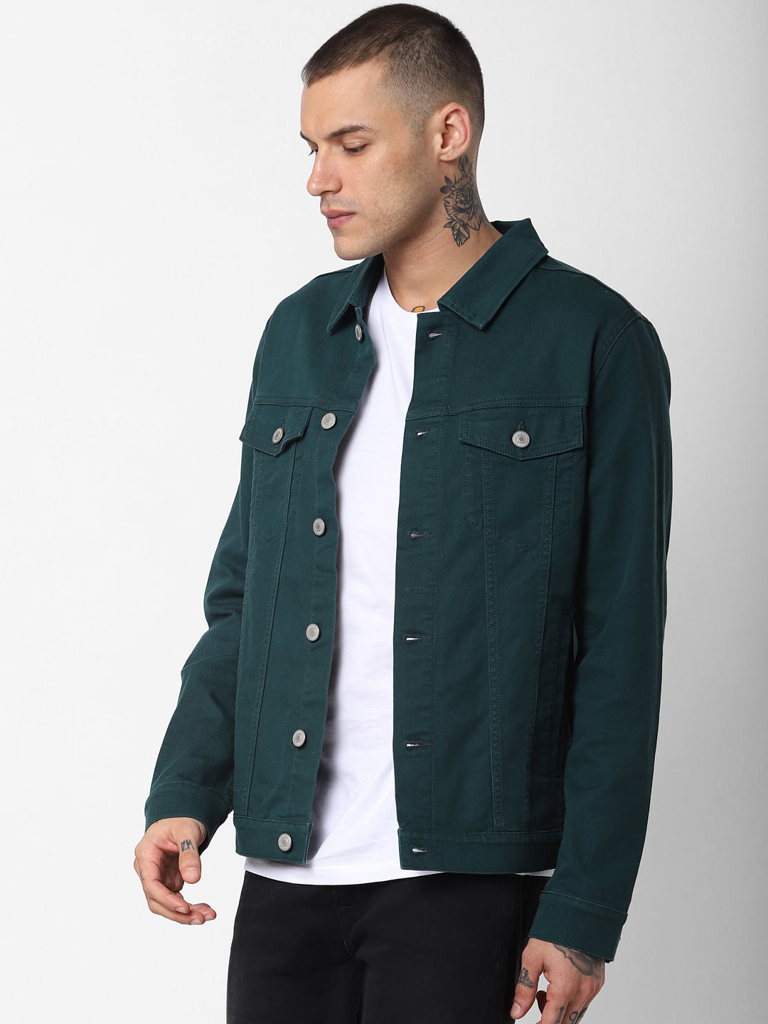 Teal Denim Jacket