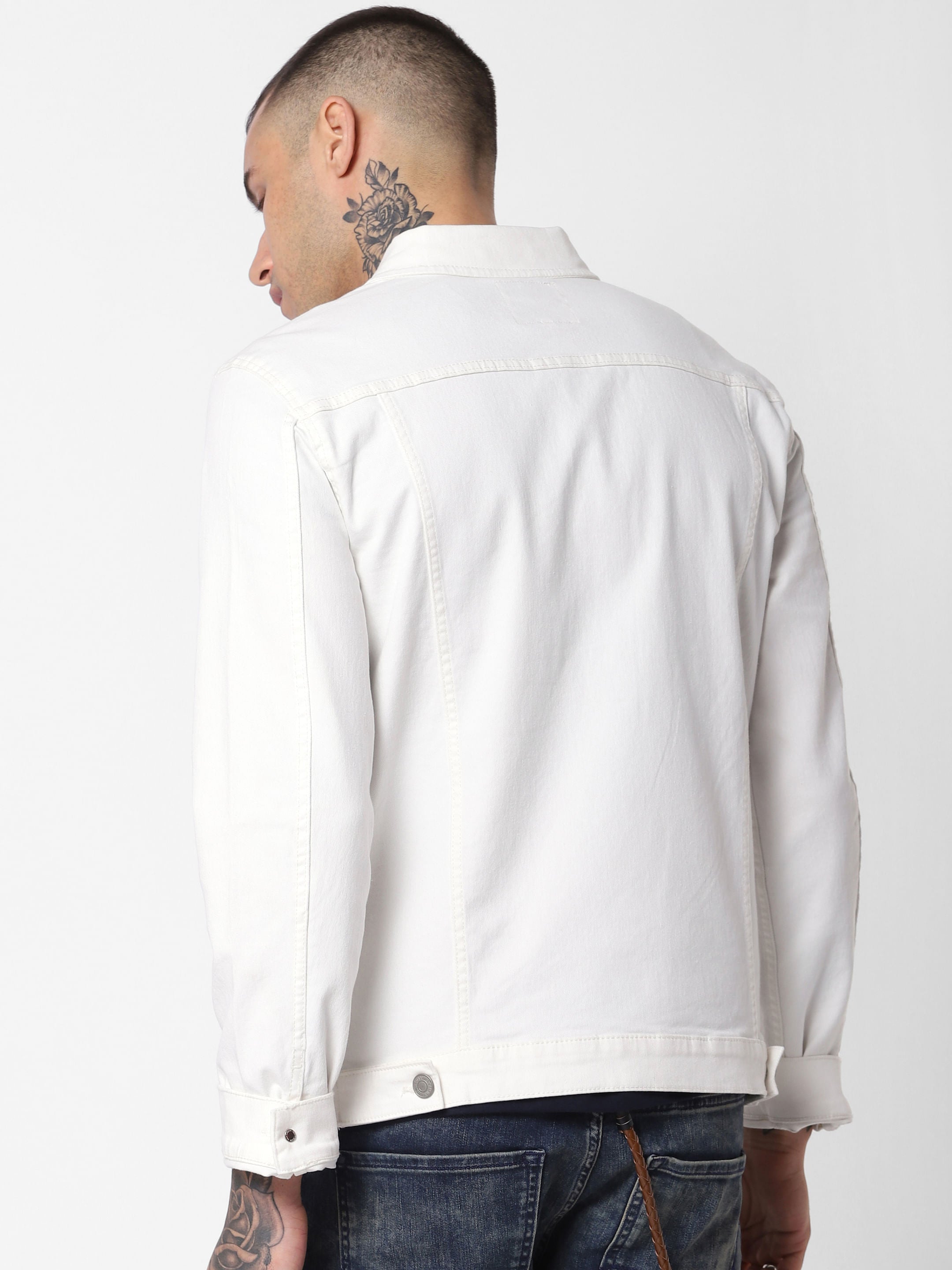 White Denim Jacket