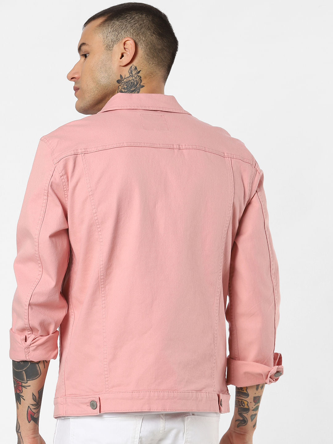 Pink Denim Jacket