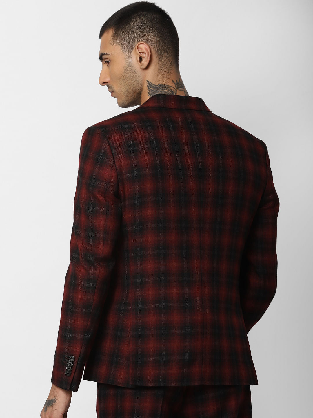Red Check Blazer