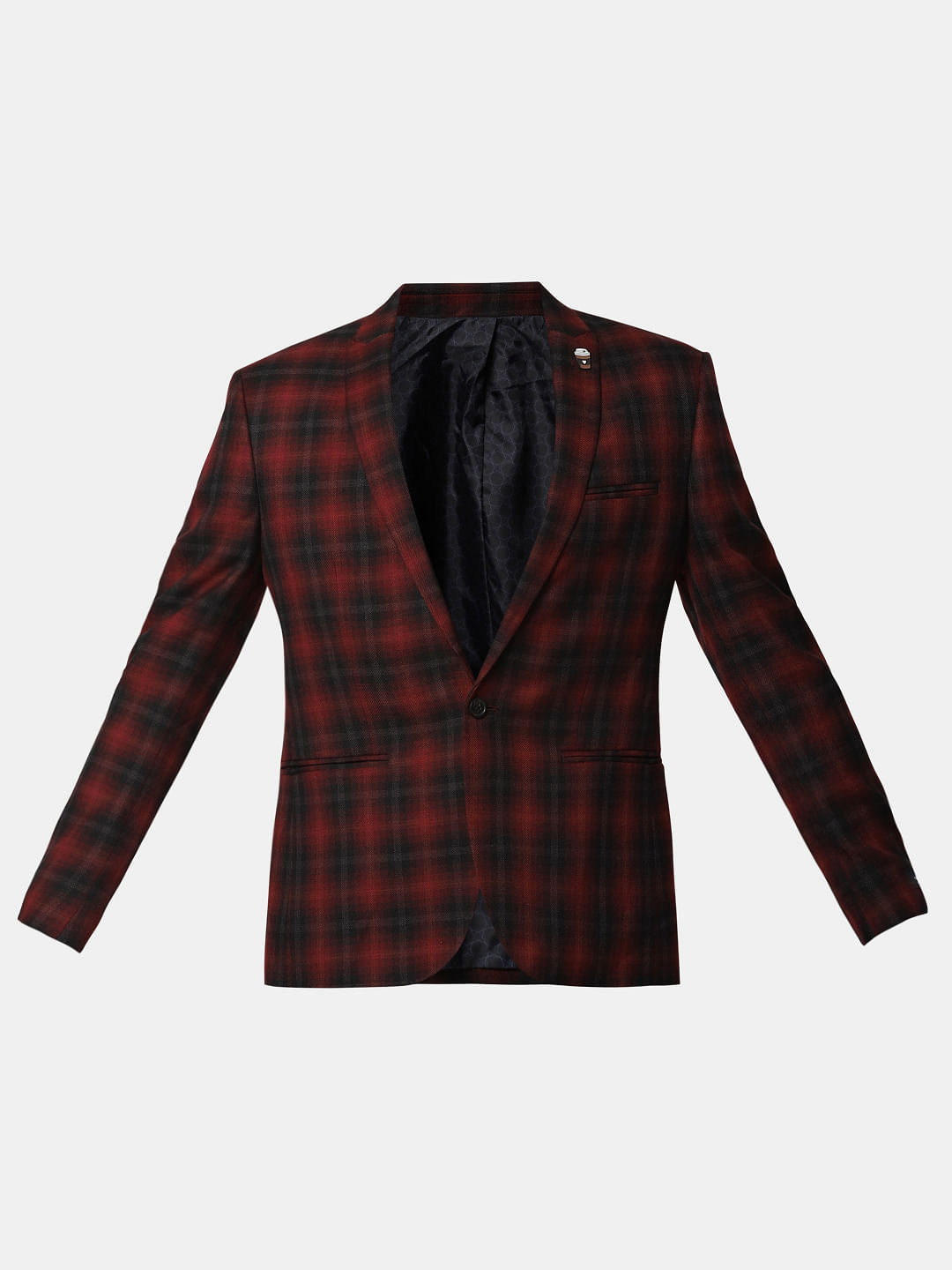Red Check Blazer