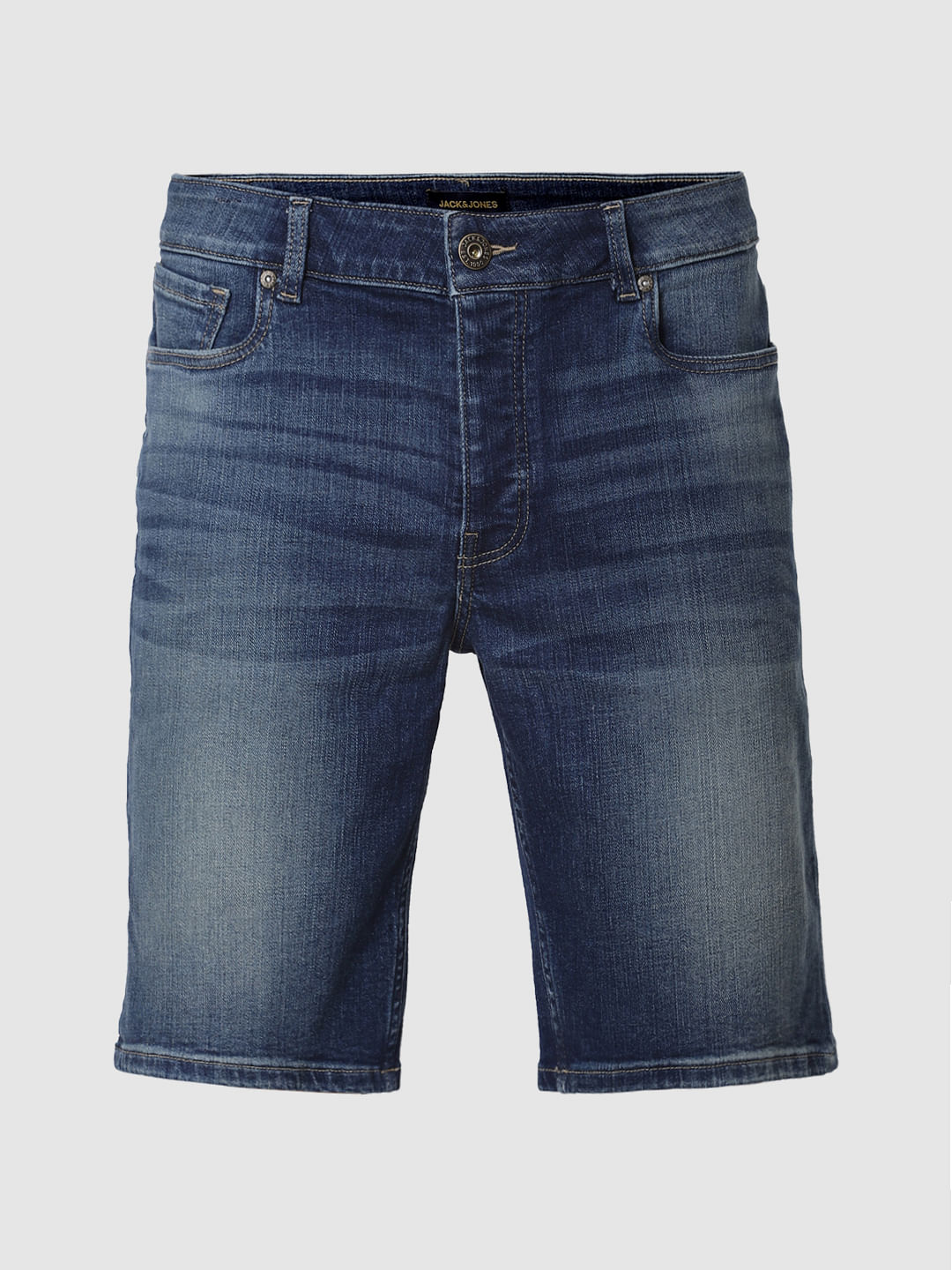 Dark Blue Denim Shorts