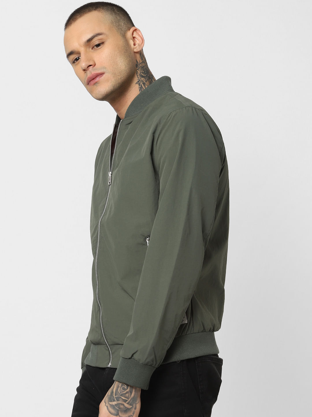 Green Bomber Jacket