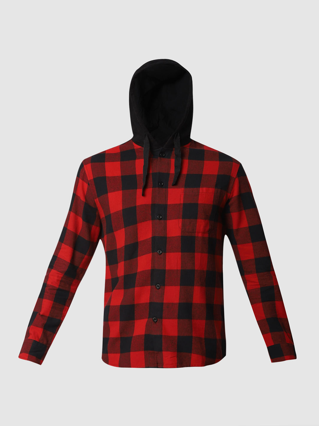 Red Check Full Sleeves Shirt