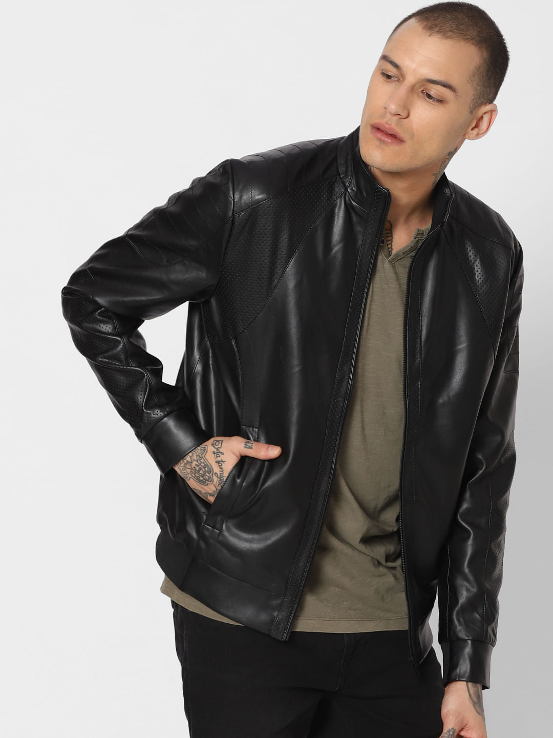 Black Pu Jacket