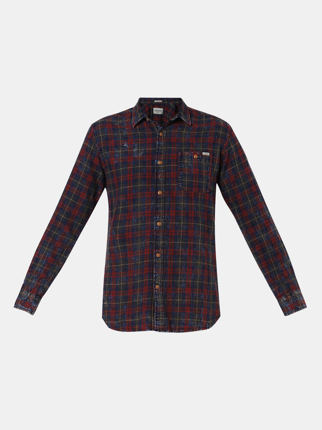 Red Check Full Sleeves Shirt