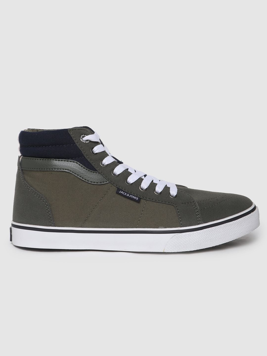 Green High-Top Sneakers - 6