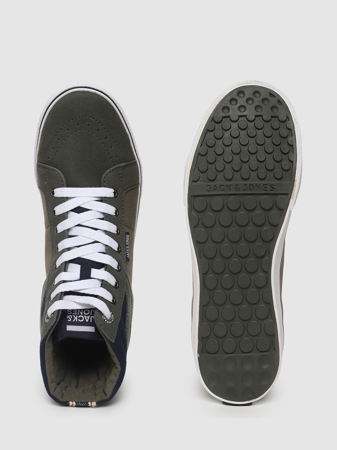 Green High-Top Sneakers
