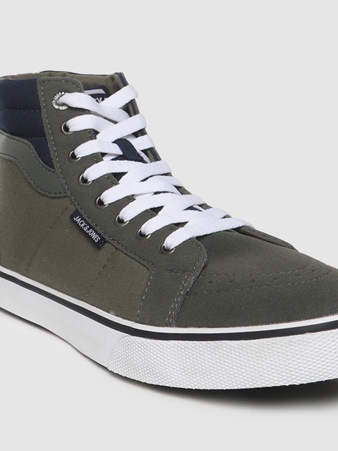 Green High-Top Sneakers