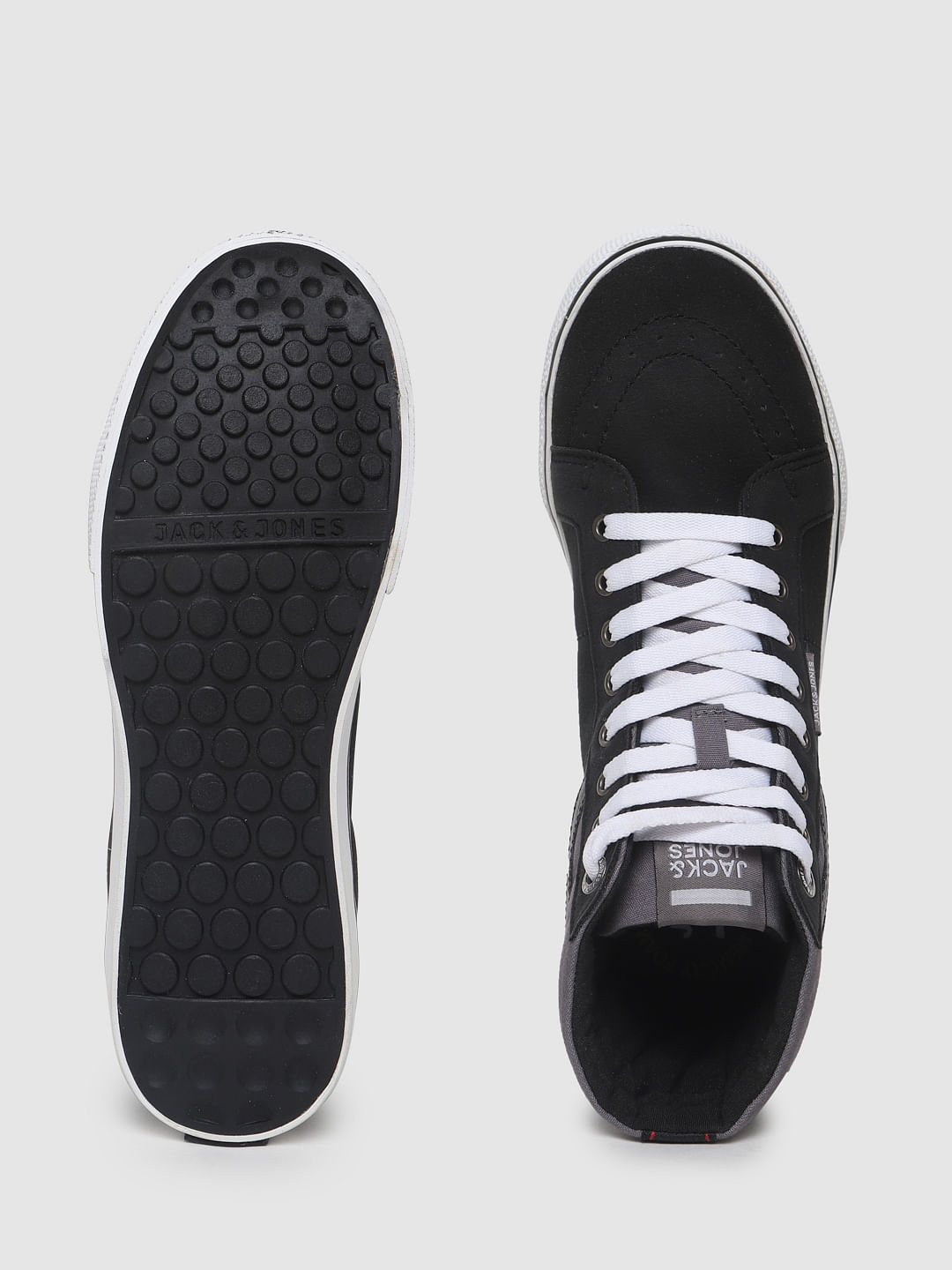 Black High-Top Sneakers