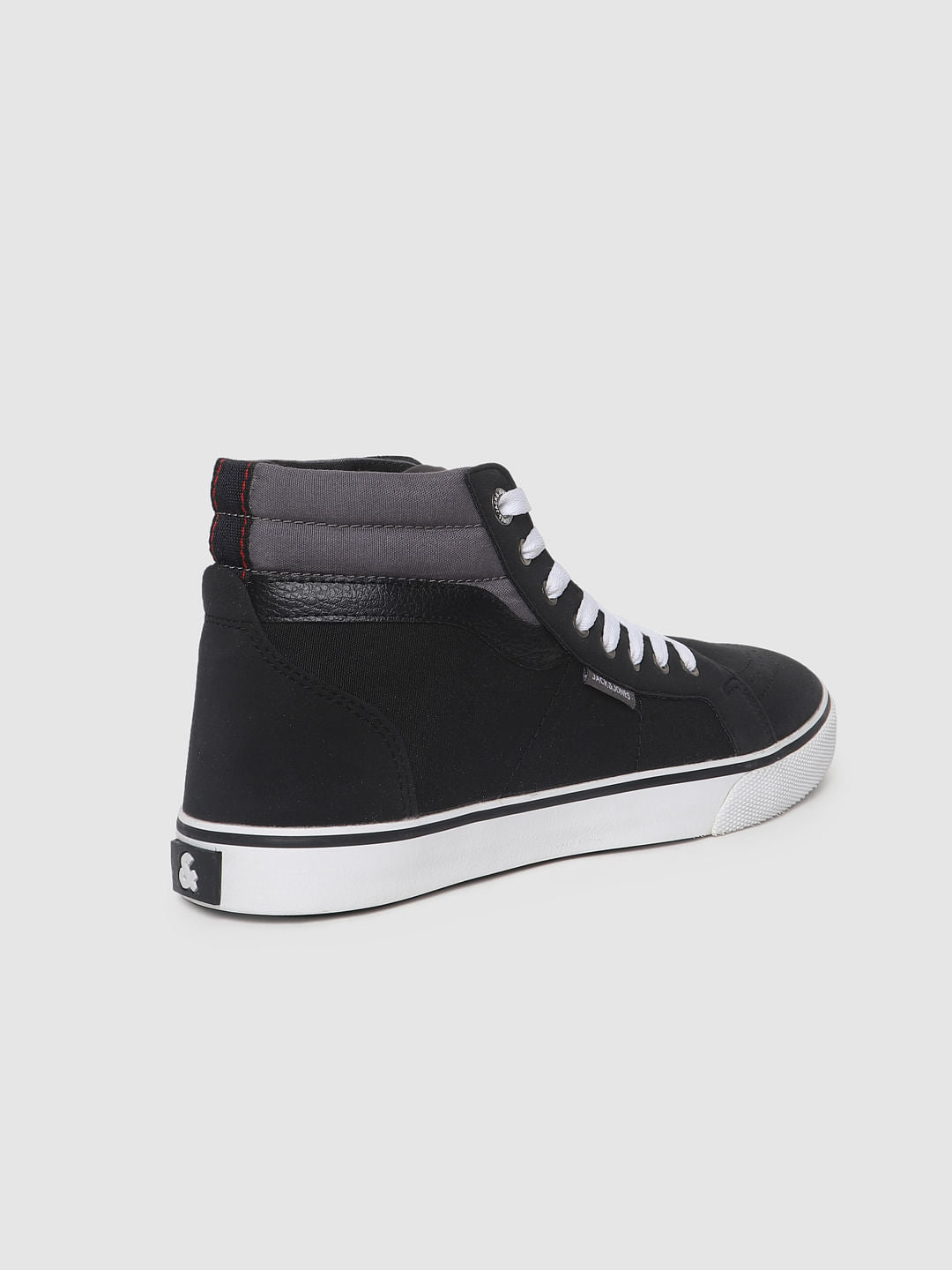 Black High-Top Sneakers