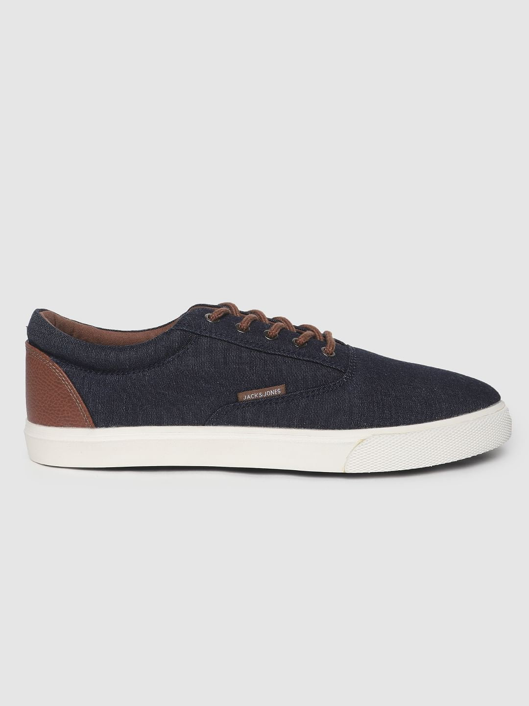 Blue Canvas Sneakers - 6