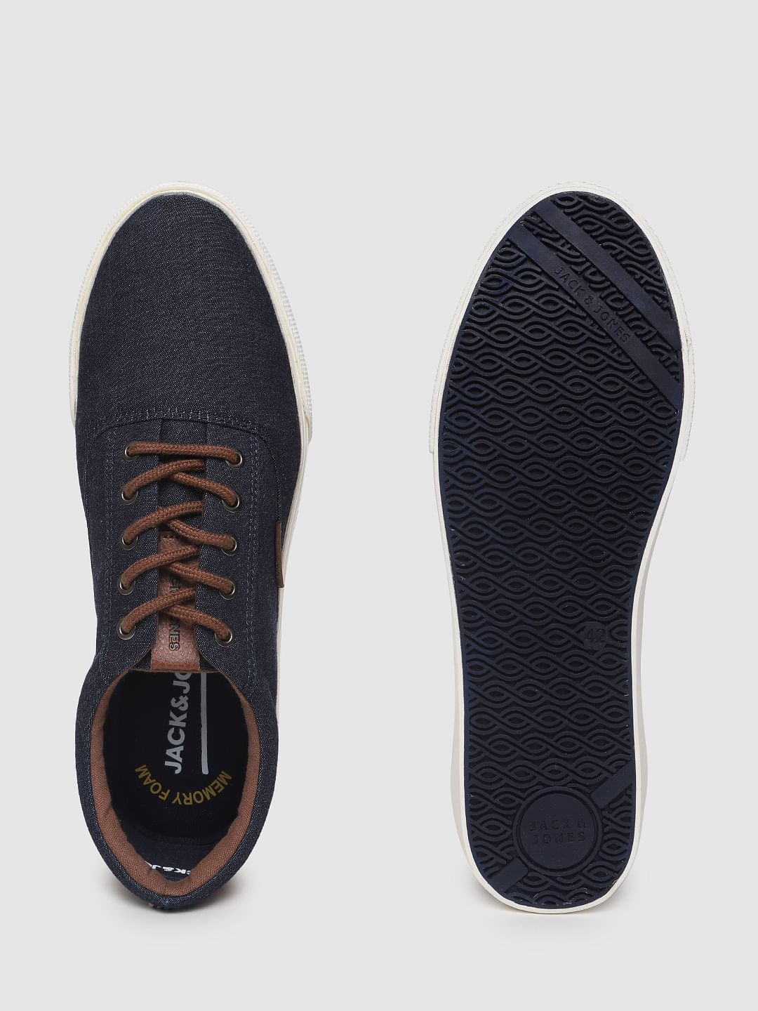 Blue Canvas Sneakers