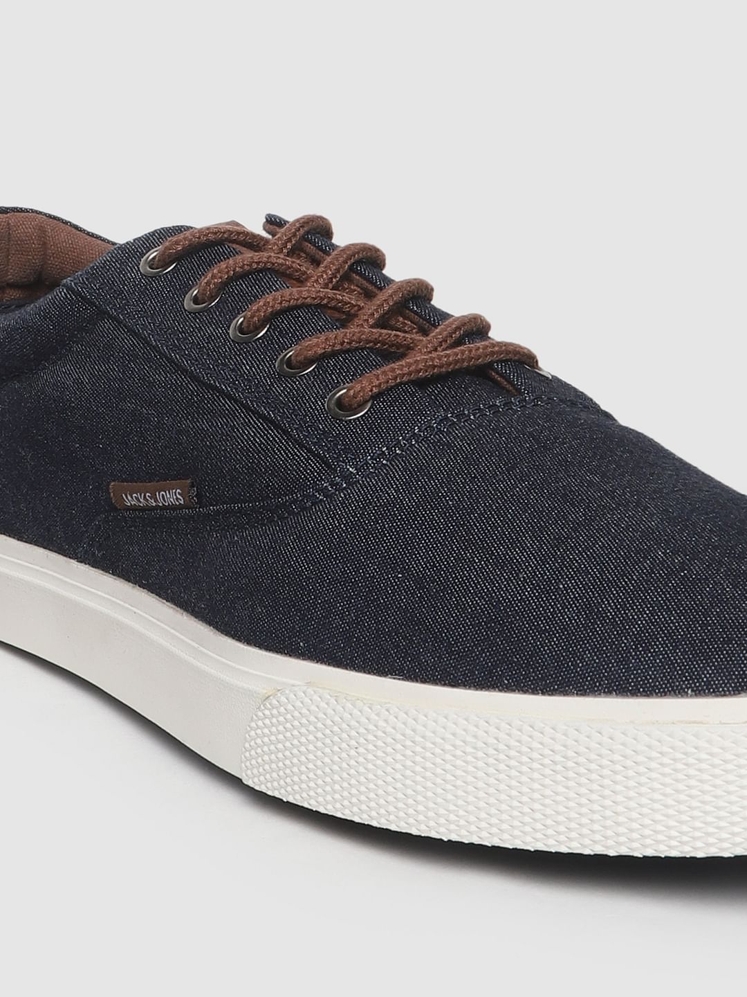 Blue Canvas Sneakers