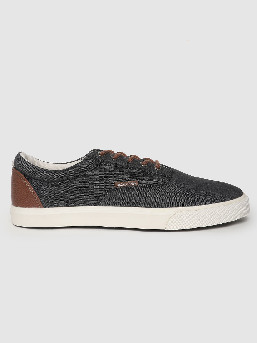 Black Canvas Sneakers - 6