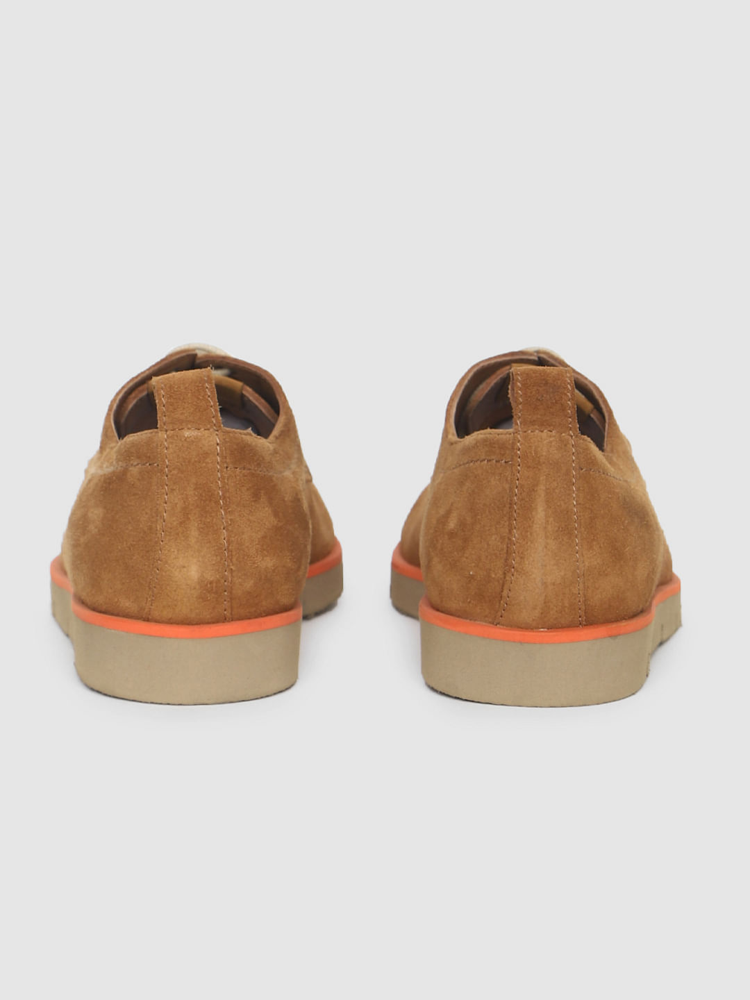 Tan Suede Formal Shoes