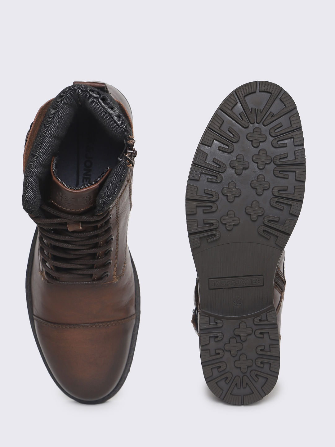 Brown Leather Boots
