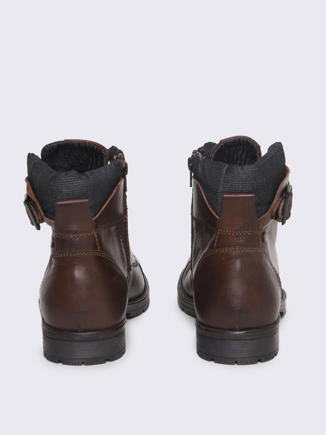 Brown Leather Boots