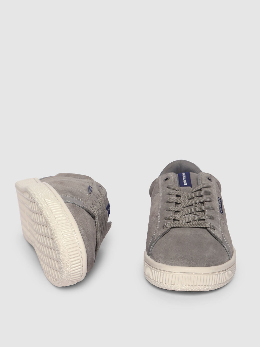 Grey Suede Sneakers