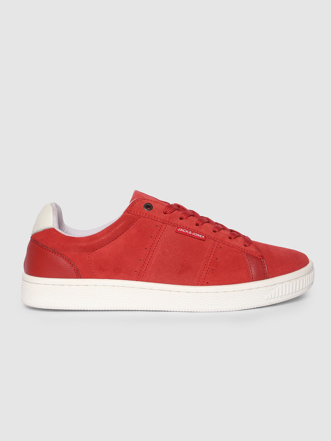 Red Suede Sneakers - 6