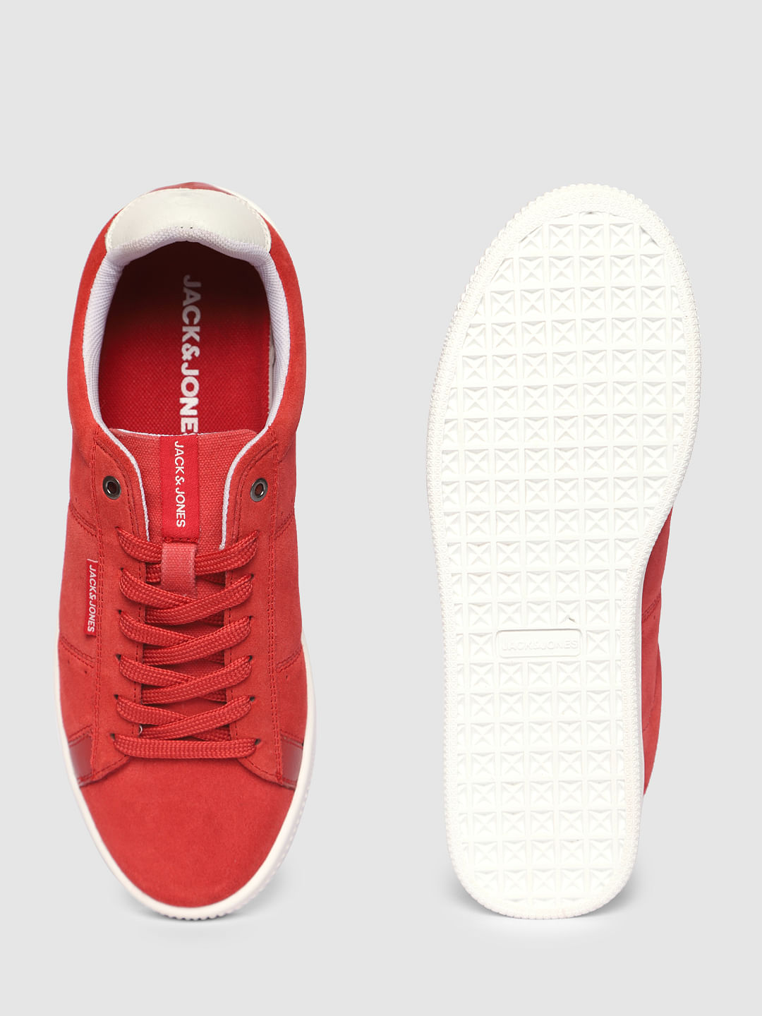 Red Suede Sneakers