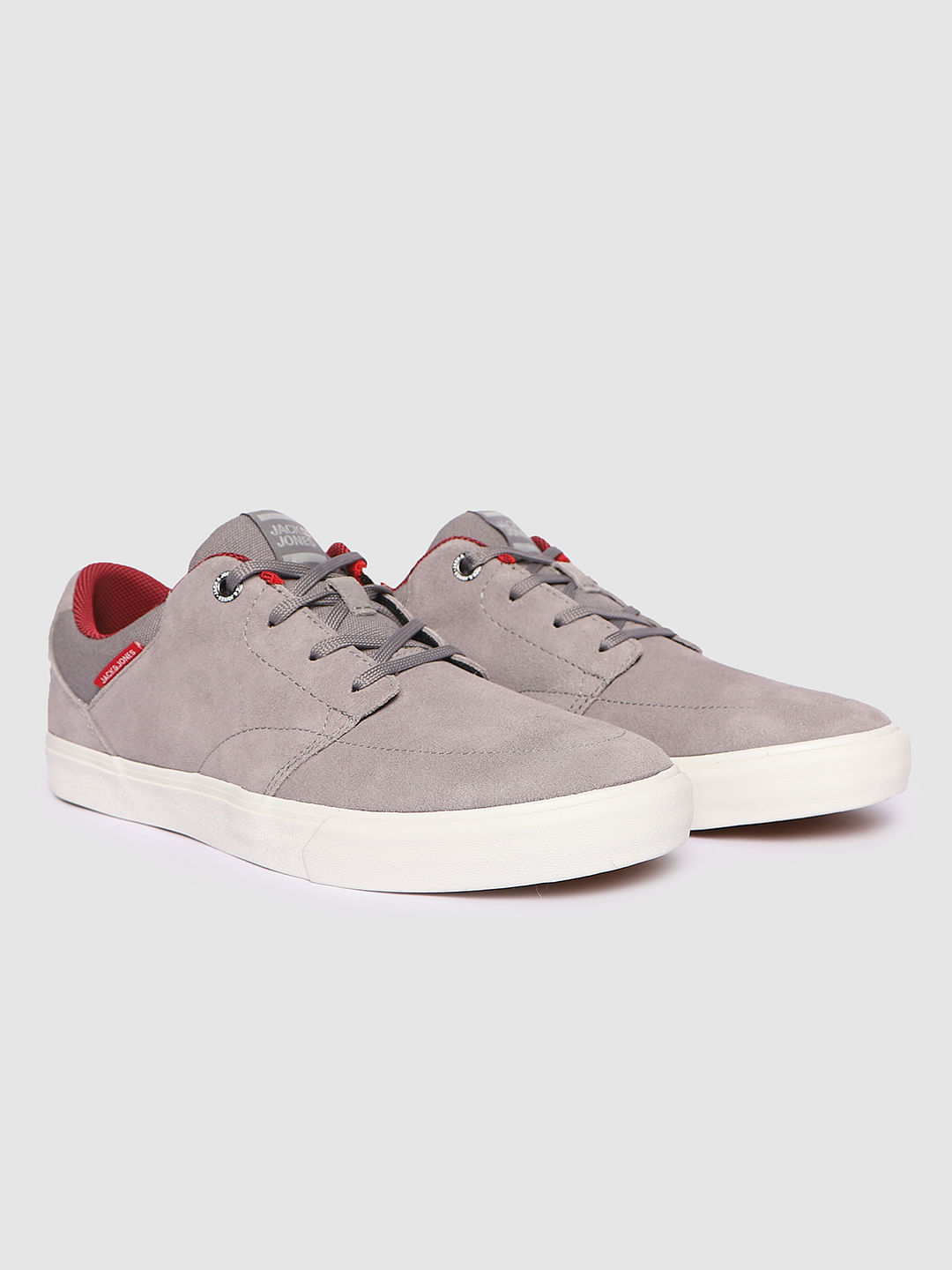 Grey Suede Sneakers