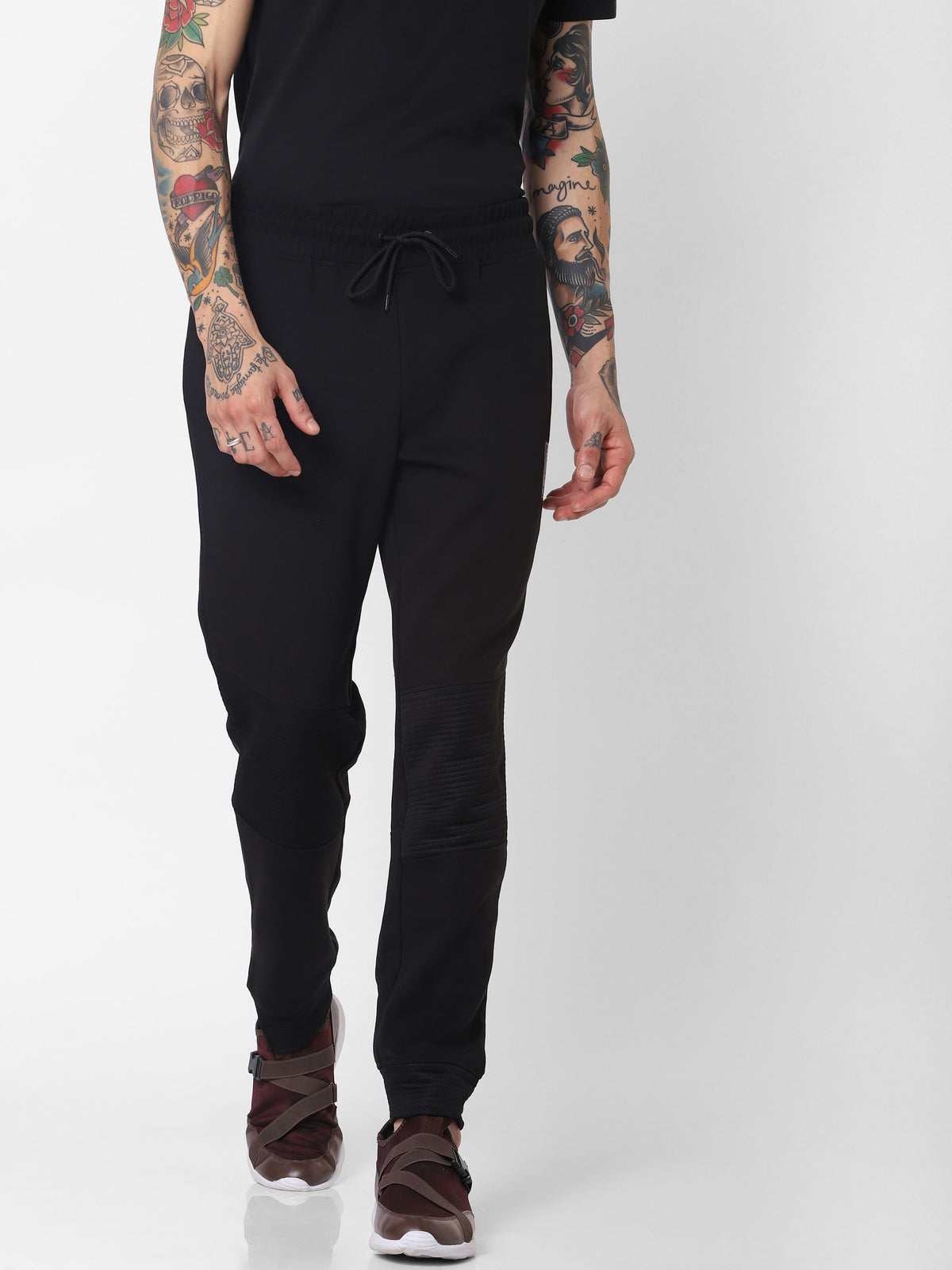 Black Drawstring Sweatpants - S