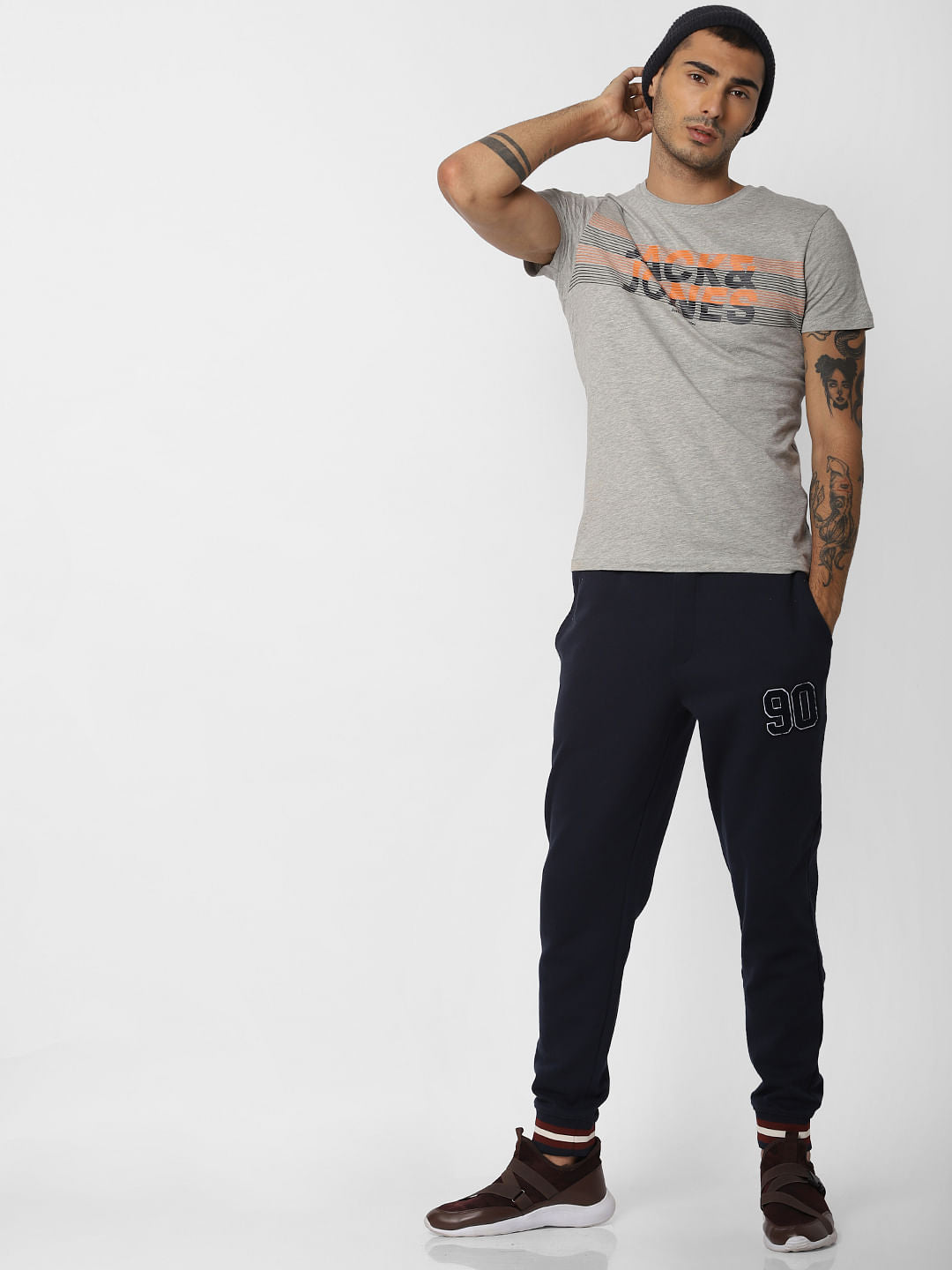 Navy Blue Sweatpants - S