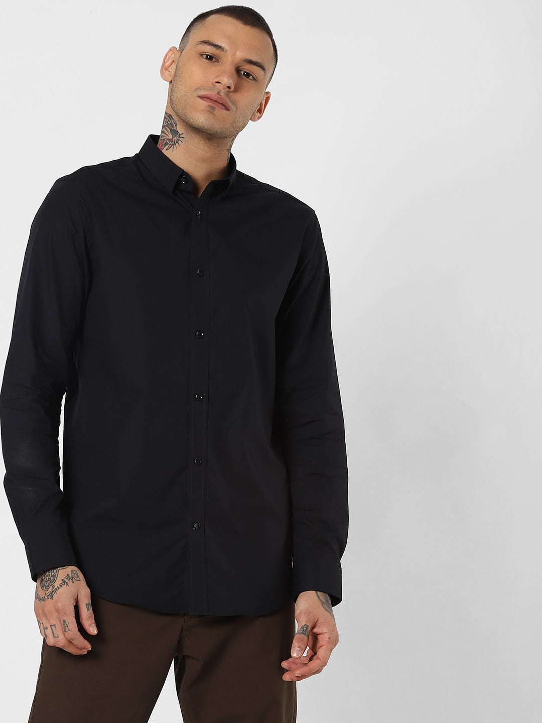 Black Full Sleeves Shirt