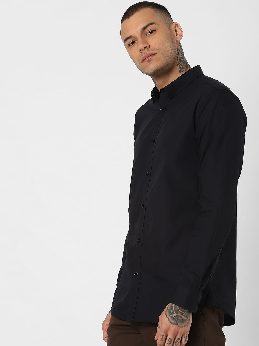 Black Full Sleeves Shirt