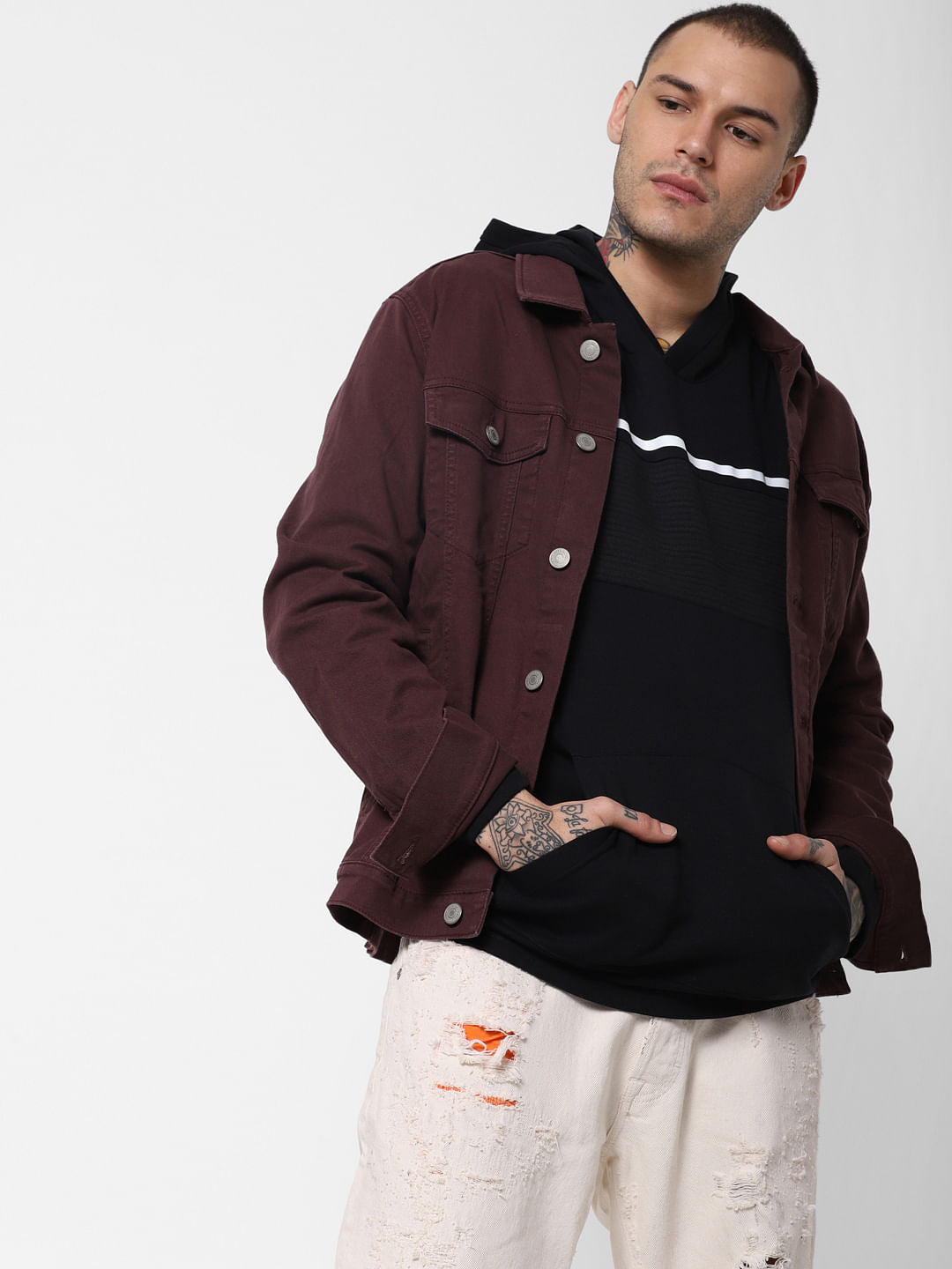 Black Hooded Sweatshirt - S