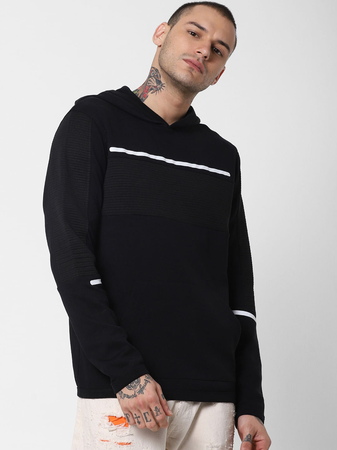 Black Hooded Sweatshirt
