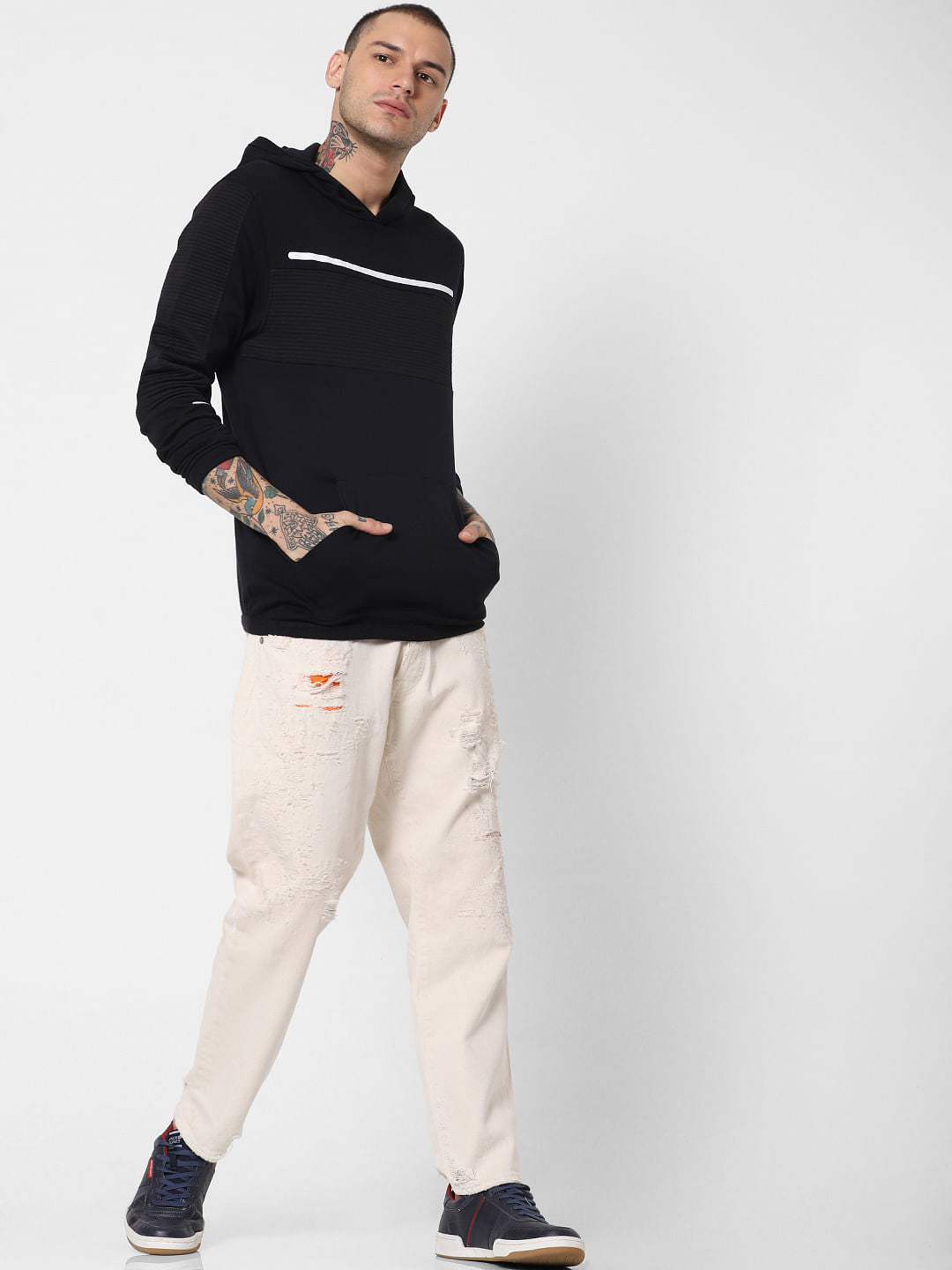 Black Hooded Sweatshirt